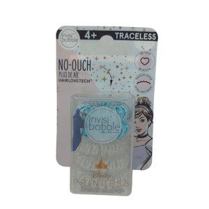 Invisibobble Power Traceless Hair Ring 3 Crystal Clear/2 Blue Disney Princess